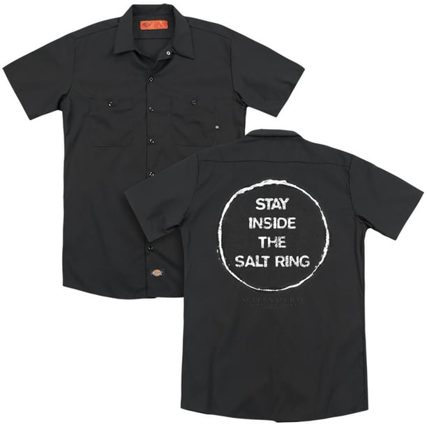 New Licensed Supernatural TV Show Stay Inside Salt Ring L/S T-Shirt Adult S-3XL New Licensed Supernatural TV Show Stay Inside Salt Ring L/S T-Shirt Adult S-3XL